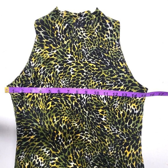 Women's Animal Print Maxi Sleeveless Long Dress Party Gown- XS/S - Picture 11 of 15